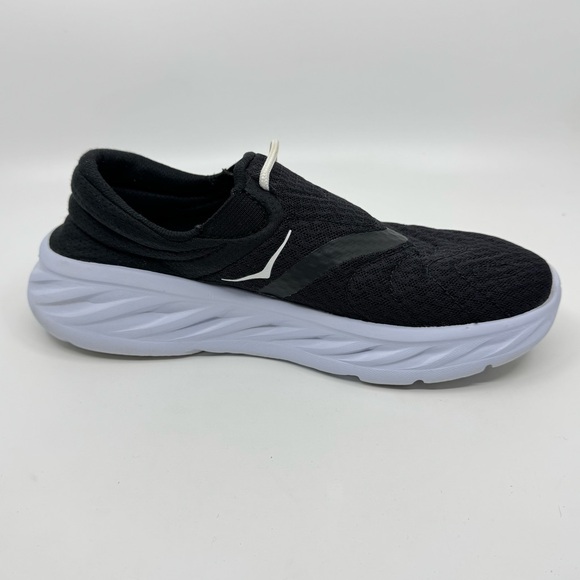 Hoka One One Ora Recovery Shoe 2 Color Black/White SZ 6 - Picture 4 of 8